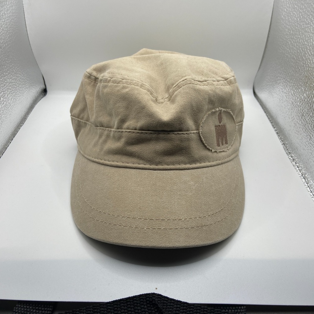 Headsweats Iron Man Cap Men's Beige Adjustable Strapback Embroidered Cadet Hat